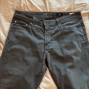 Ag Adriano Goldschmied Men's Slim Jeans in Charcoal